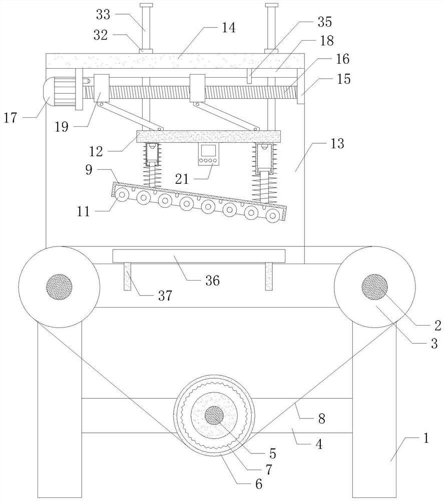 A drum type vulcanizing machine