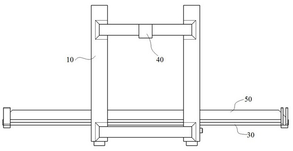 Iron core plate annealing clamp