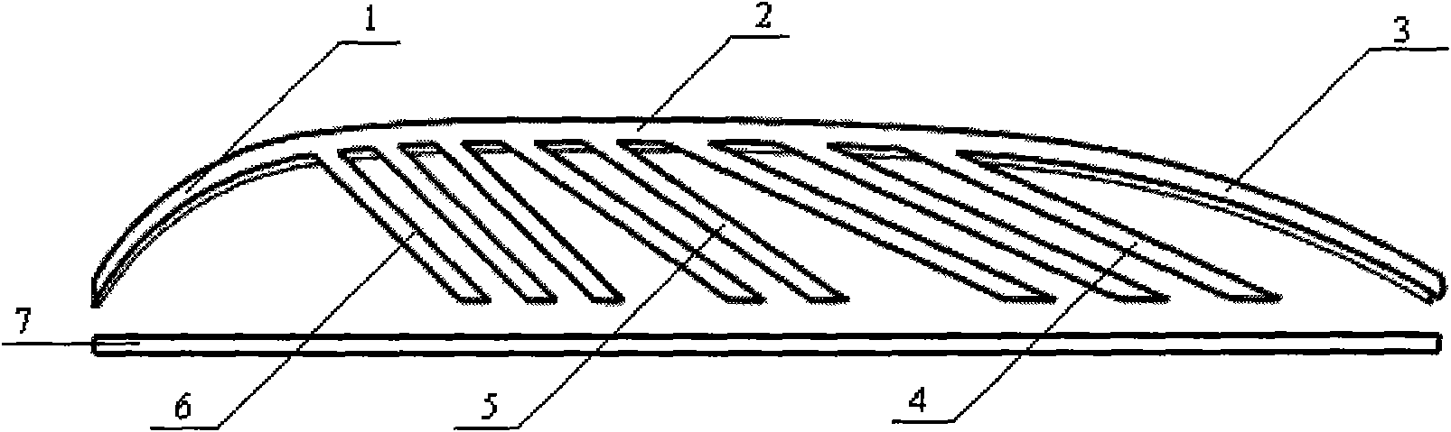 Foot pad for wet-adhesion wall climbing bio-robot