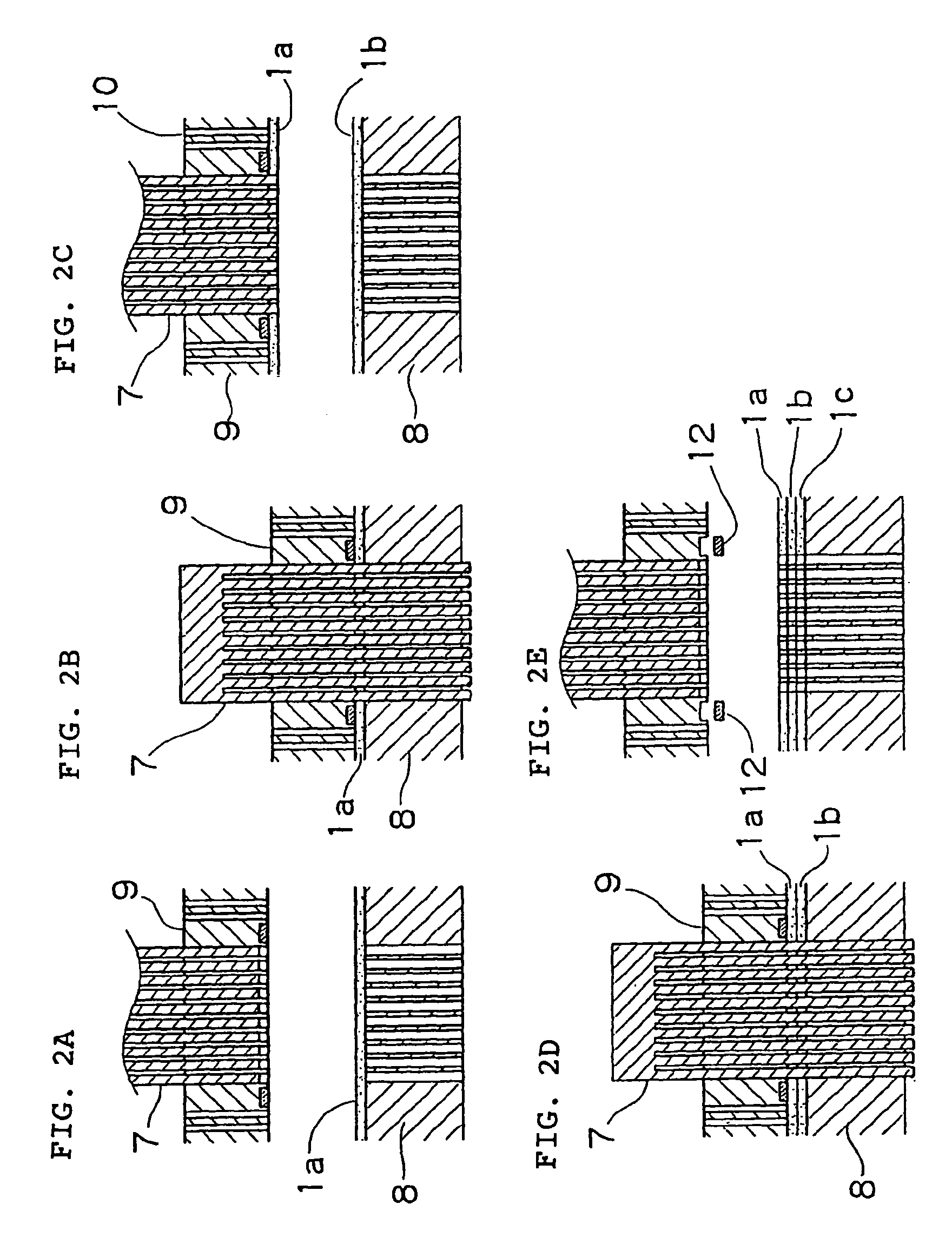 Method for manufacturing a comb teeth type piezoelectric actuator