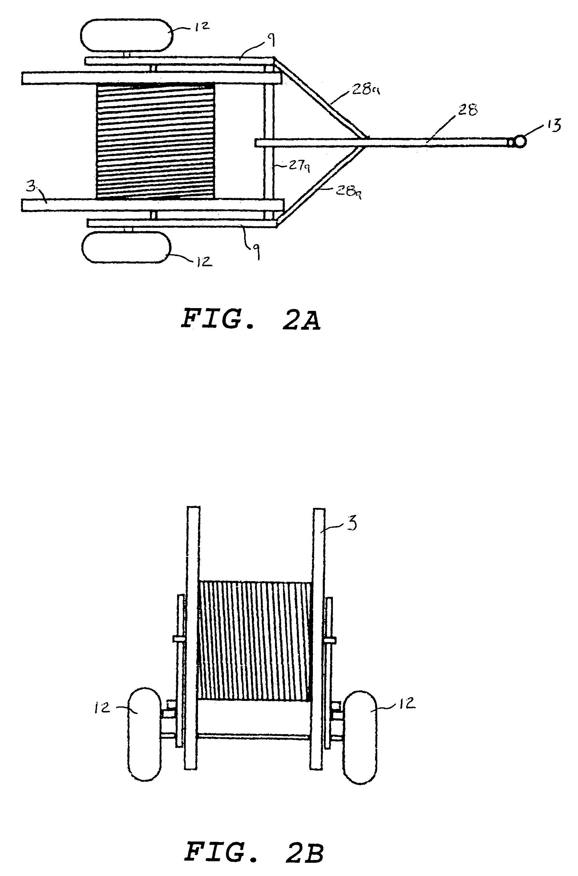 Cable transport system and method for loading and unloading spools