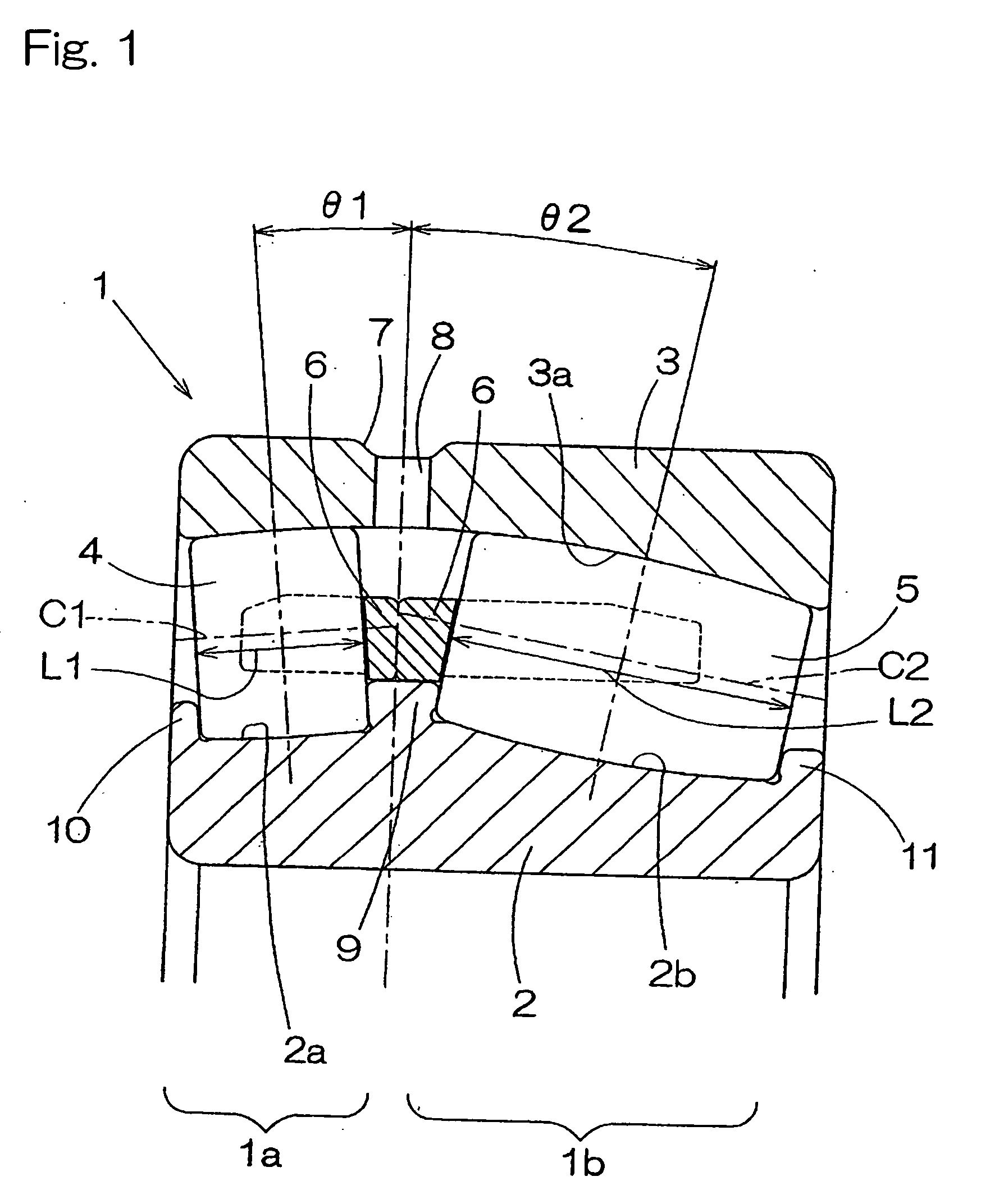 Double-row self-aligning roller bearing and device for supporting wind turbine generator main shaft