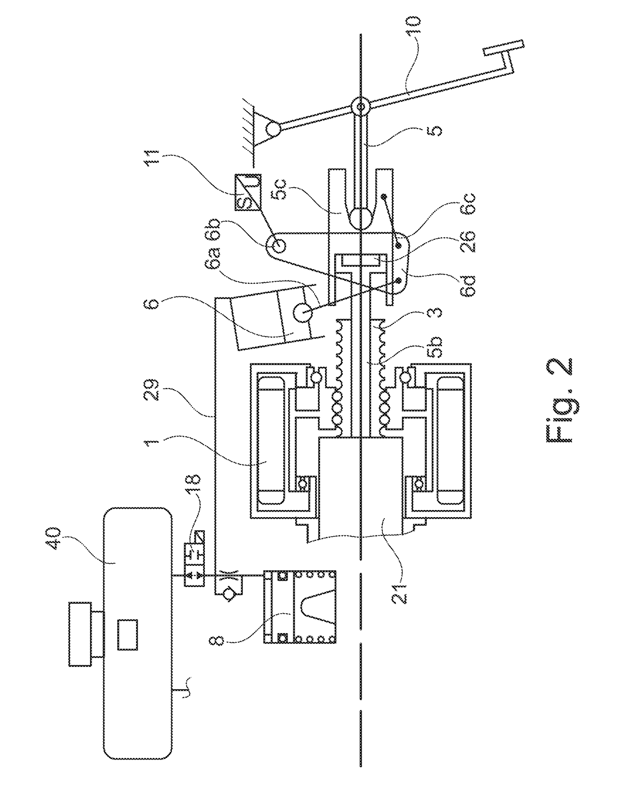 Actuating device for a motor vehicle brake system