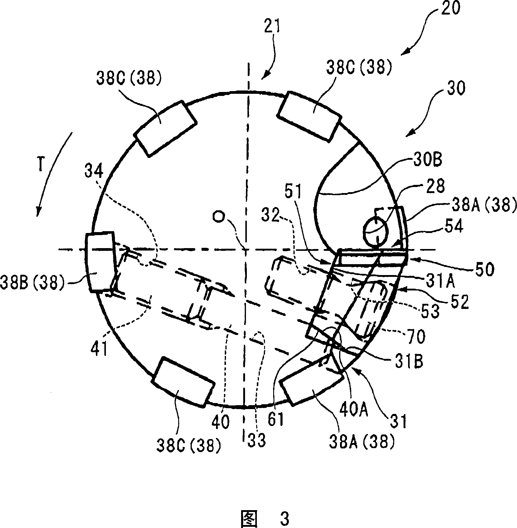 Tool for machining a hole