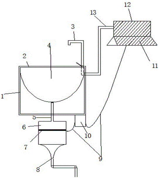 Novel efficient kitchen garbage treatment device