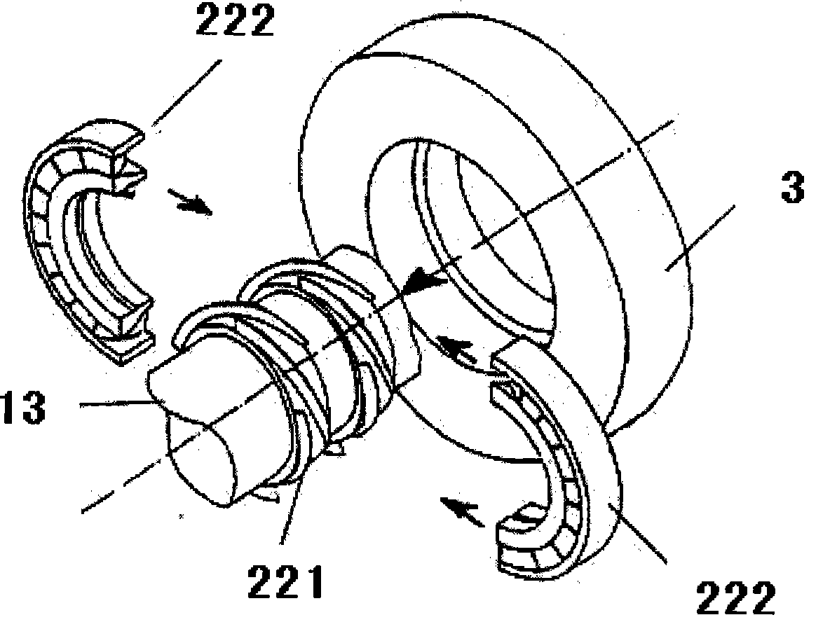 Rotating dynamical type multiphase booster pump