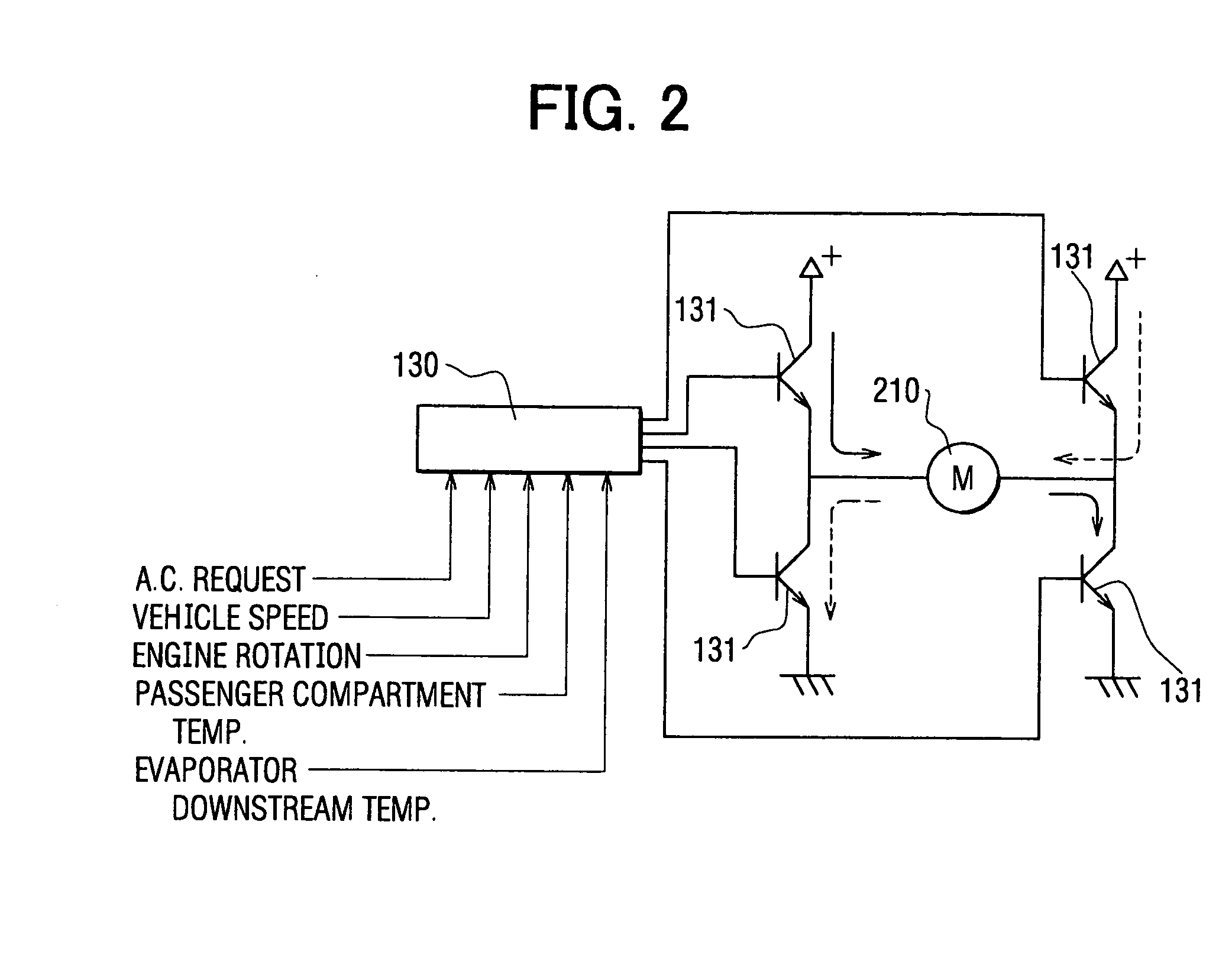 Air-conditioning apparatus including motor-driven compressor for idle stopping vehicles