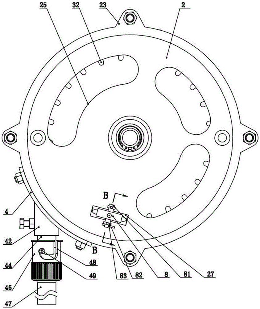 Pneumatic combined hole type corn precision seed metering device