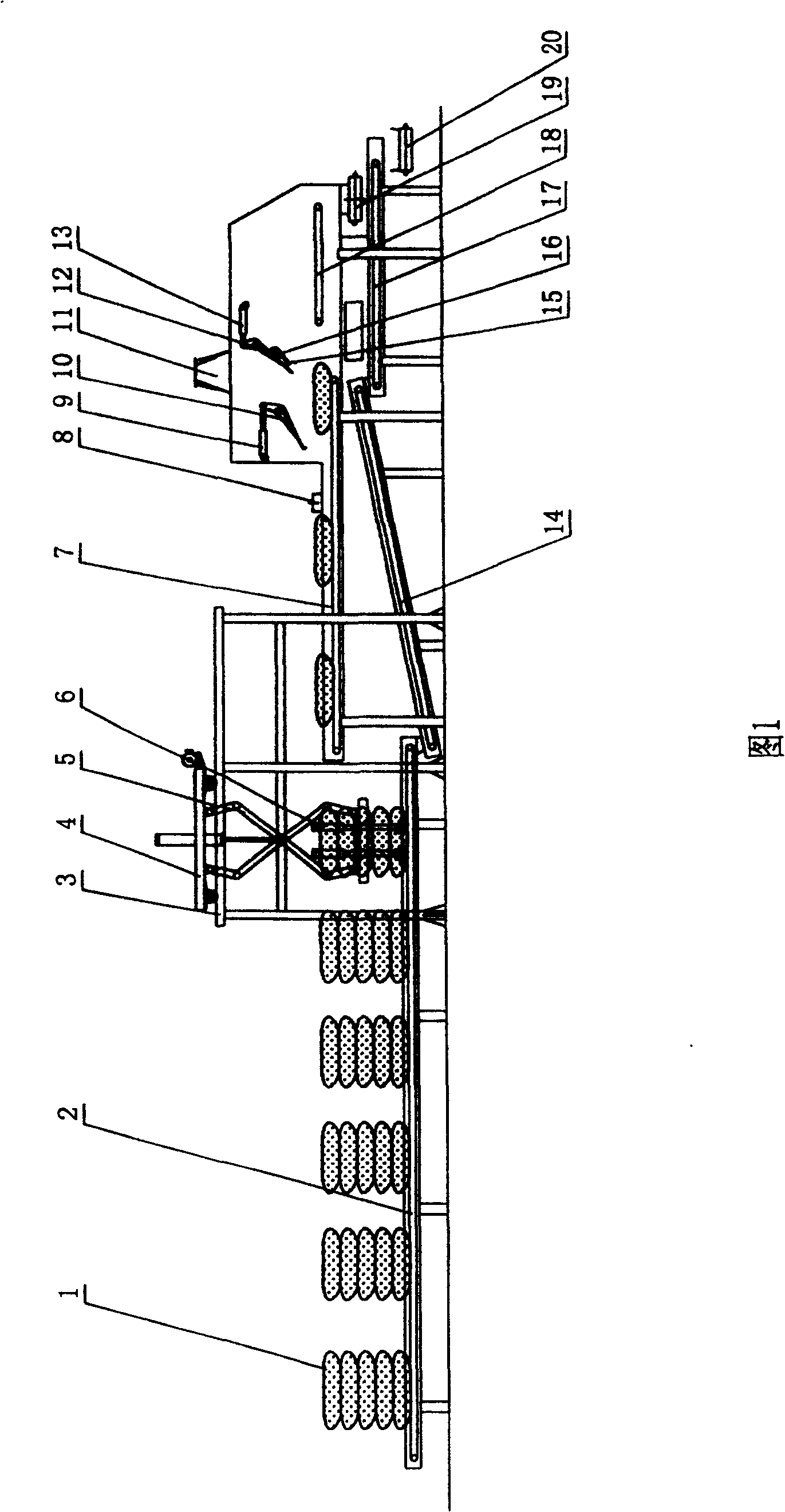 Automatic offal untie method and device