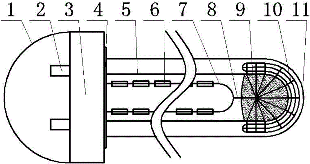 Ceramic armored high-temperature thermocouple and manufacturing method thereof