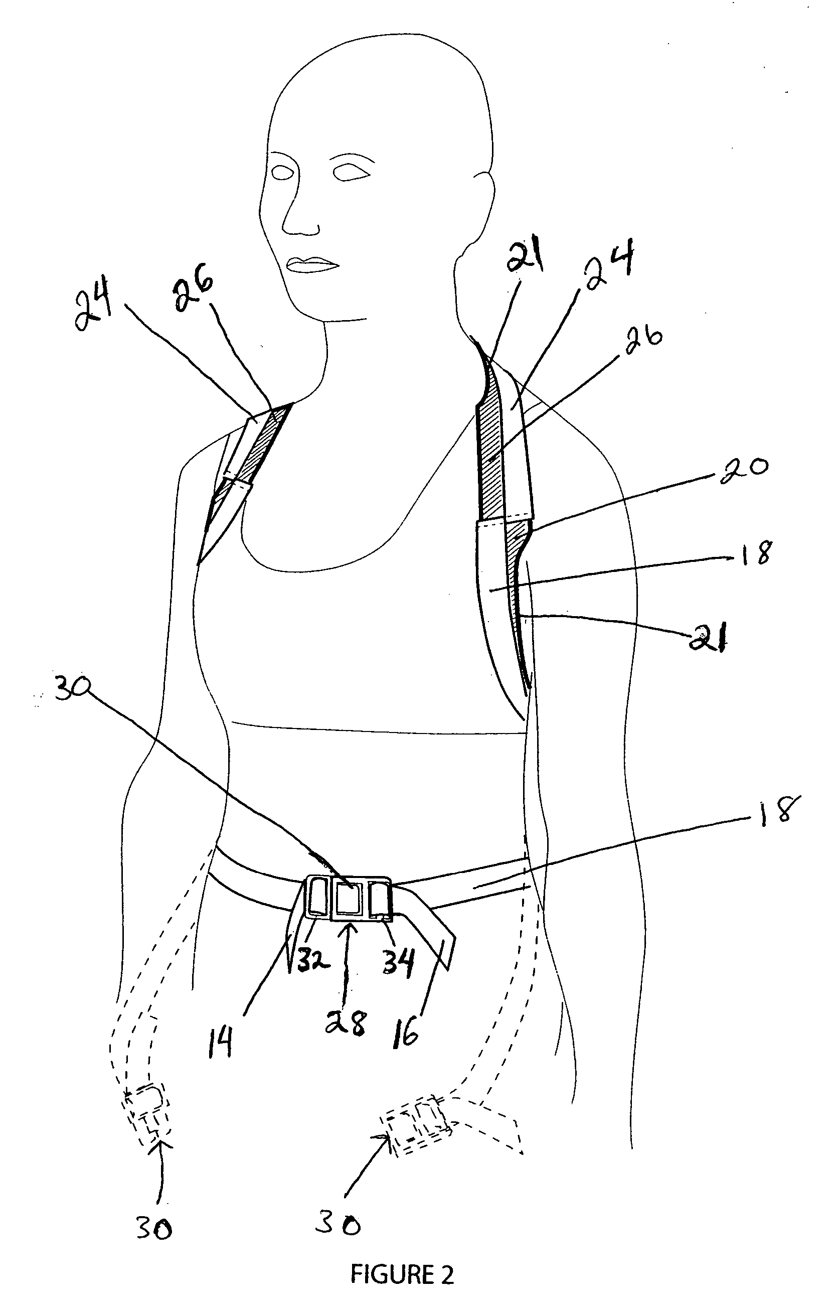Posture band and method of improving posture