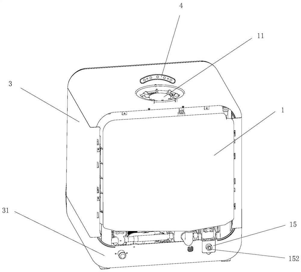 A desktop dishwasher dual water source control method and the desktop dishwasher