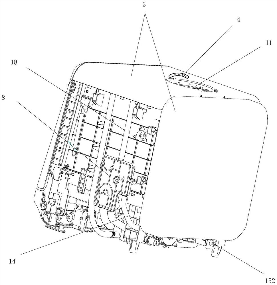 A desktop dishwasher dual water source control method and the desktop dishwasher