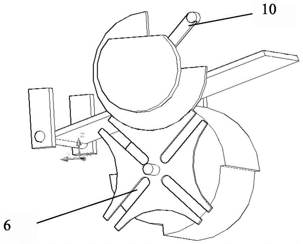 An automatic knife changing device for a food cutting machine