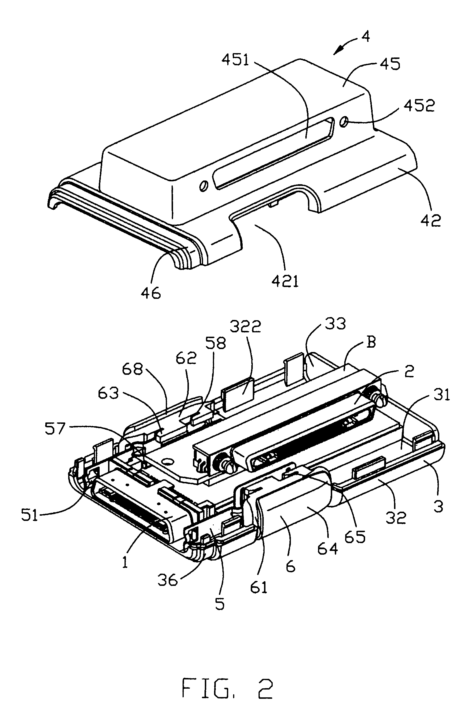 Interlocking member for an electrical connector