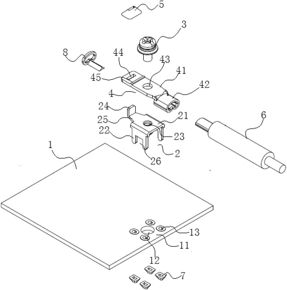 Lock soldering terminal and method for connecting PCB with cable