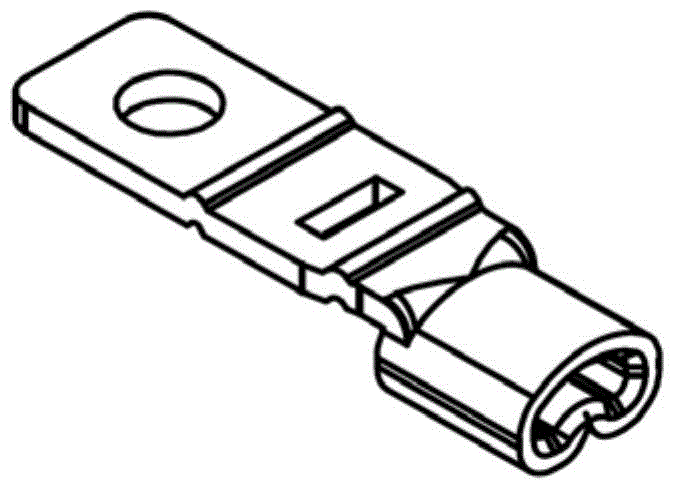 Lock soldering terminal and method for connecting PCB with cable