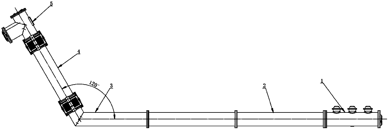 A three-phase communal rigid gas insulated transmission line