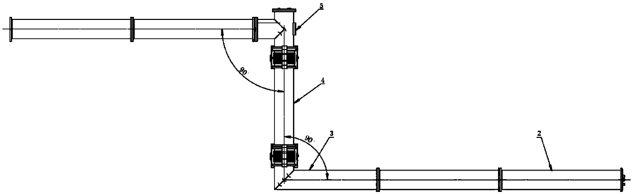 A three-phase communal rigid gas insulated transmission line