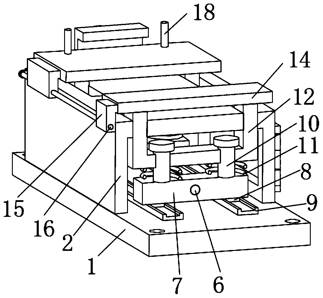 Fixed mounting seat for power transformer