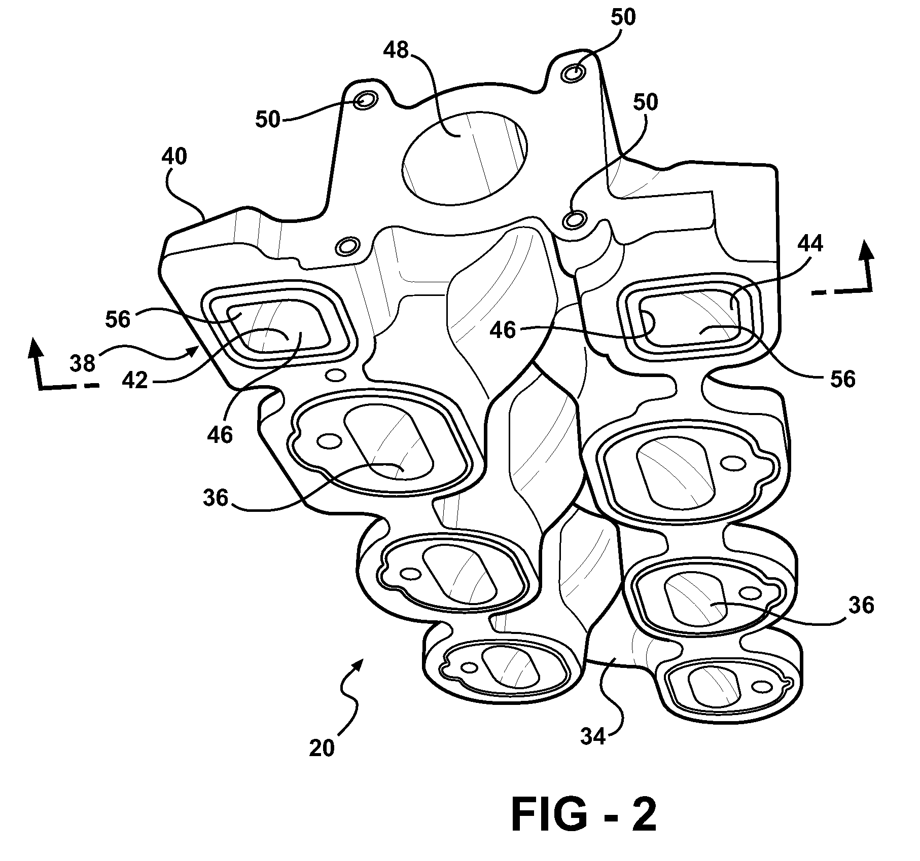 Polyphenylene Sulfide Sleeve In A Nylon Coolant Cross-Over Of An Air Intake Manifold