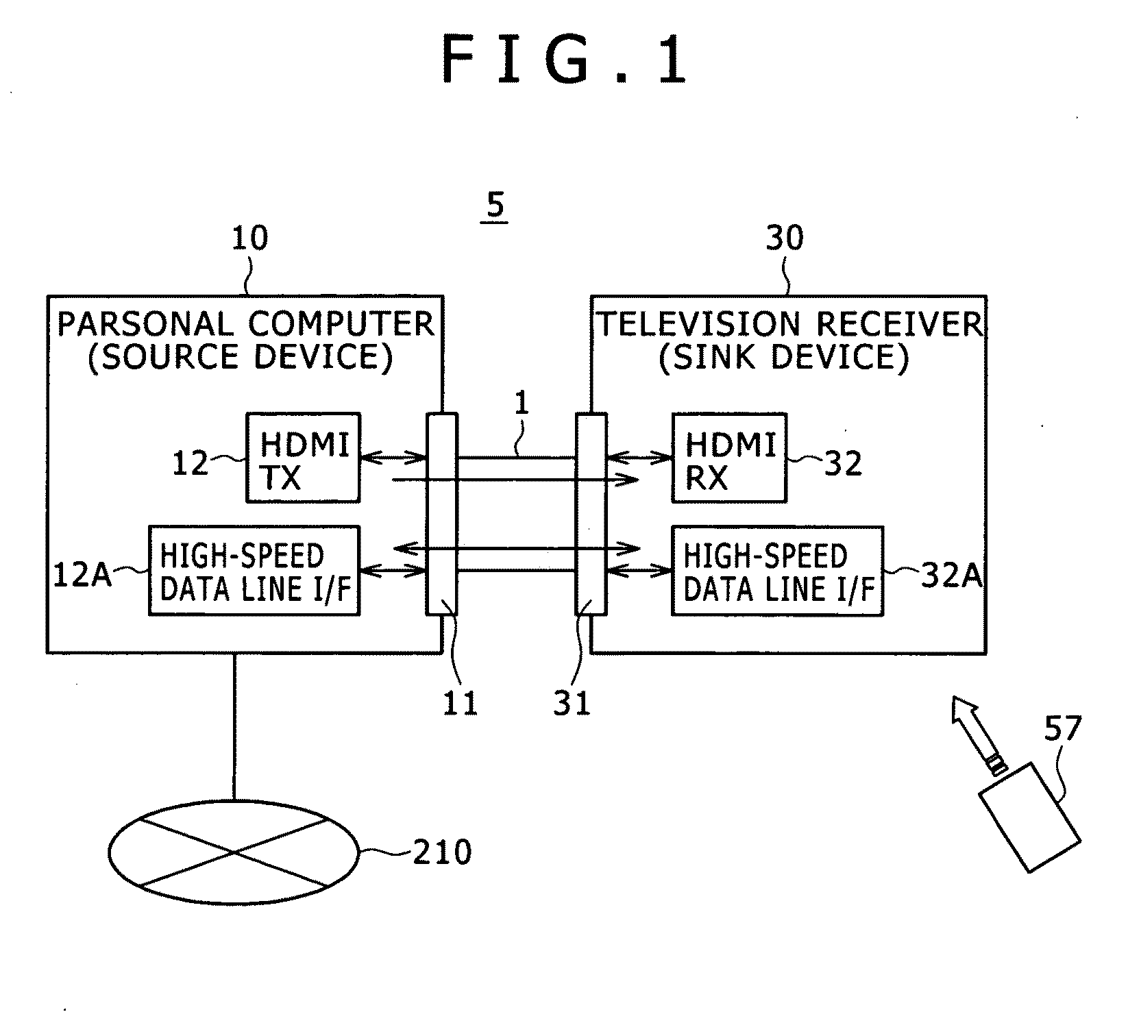 Display apparatus, data transmitting method in display apparatus, transmission apparatus, and data receiving method in transmission apparatus