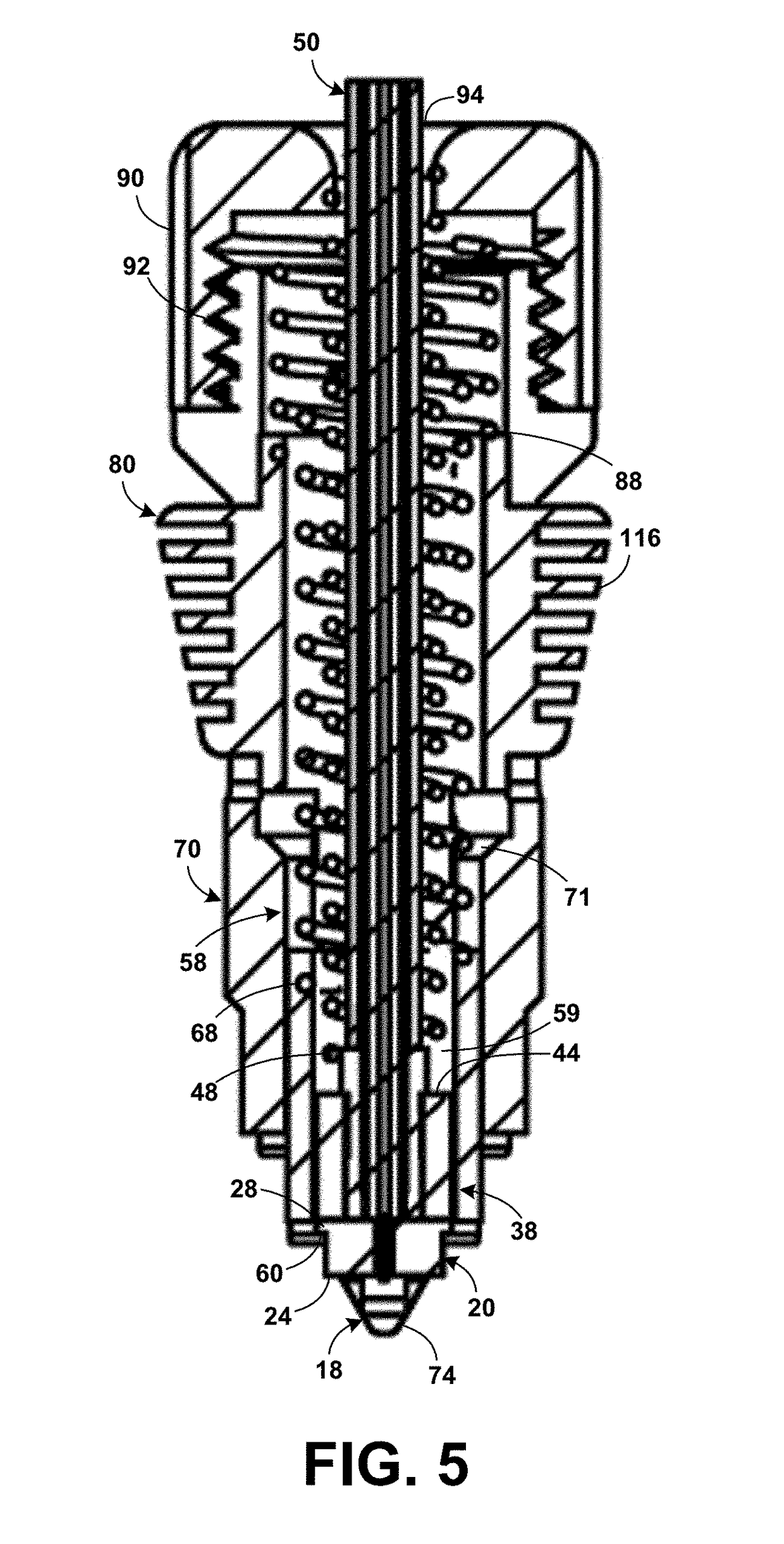 Connector assembly for attaching a cable to an electrical device