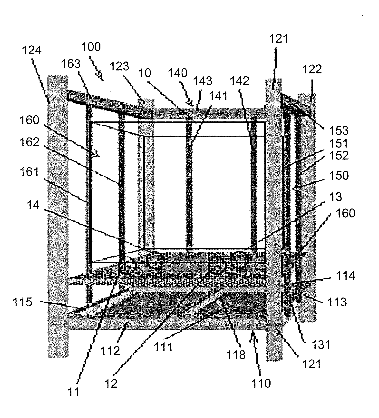 Packaging device and buffer