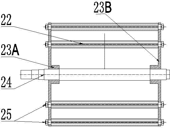 Horizontal multifunctional stirring machine