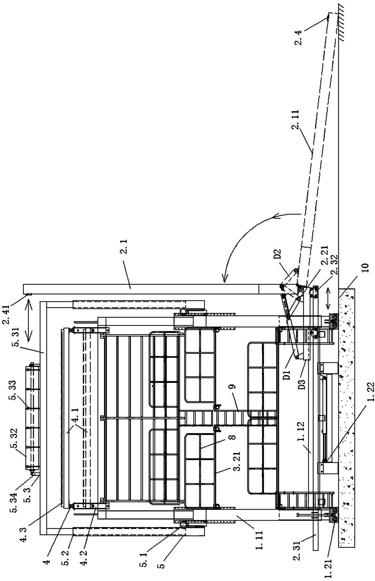 Multi-function trolley and construction method thereof