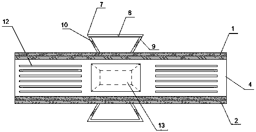 A high-heat-dissipating air-type bus duct and a preparation method thereof