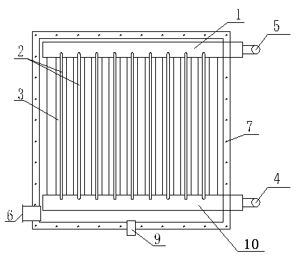 Single-layer cooling type steam-water separator