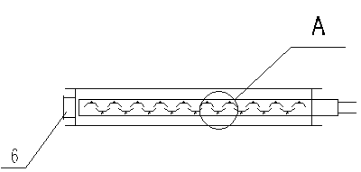 Single-layer cooling type steam-water separator