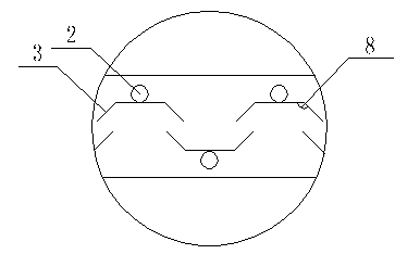 Single-layer cooling type steam-water separator