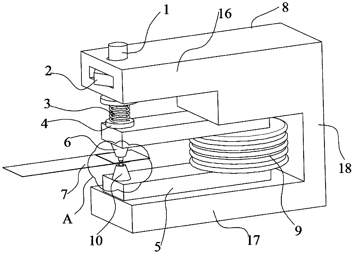 Vortex electric resistance welding device for foil micro-pieces and welding method thereof