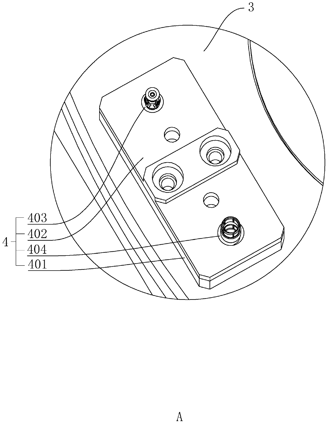 Assembling equipment for coaxial connector