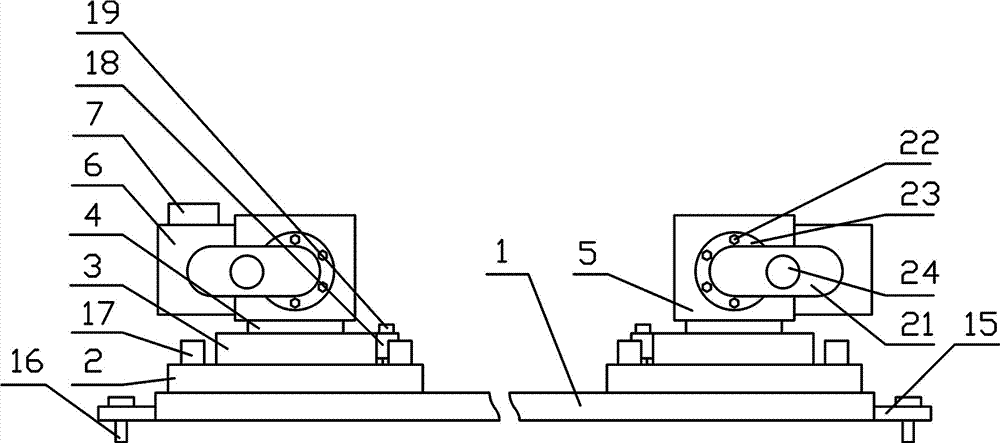 A water surface garbage cleaning device