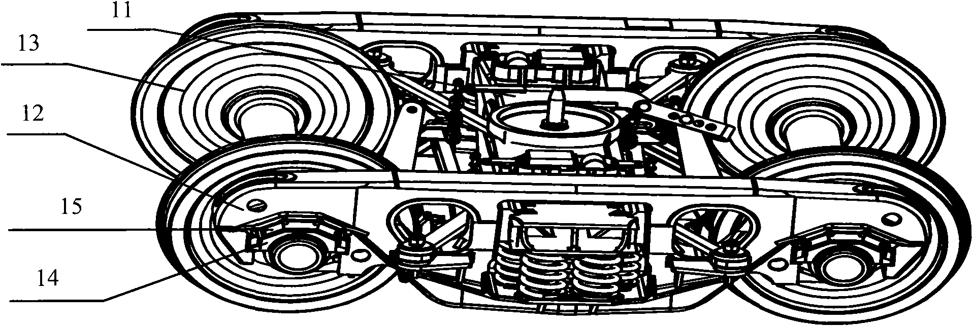 Rubber gasket of journal box and bogie