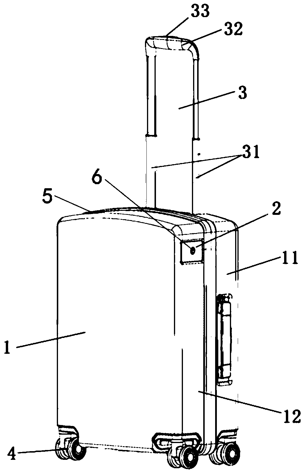 Intelligent luggage case and control method thereof
