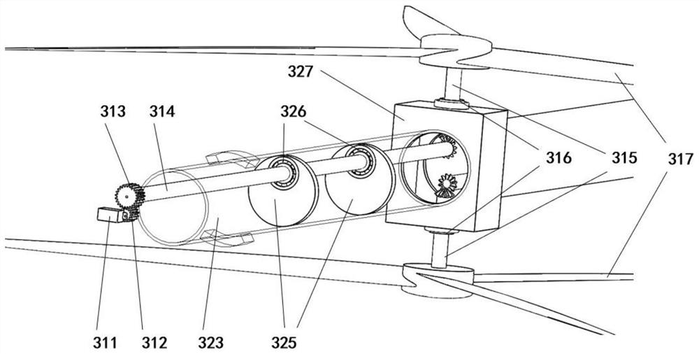 Tilt rotor mechanism using shape memory material, folding structure and aircraft