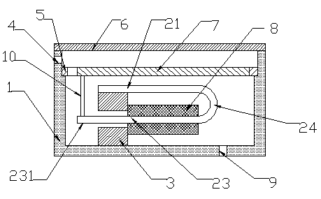 Telephone receiver with improved structure