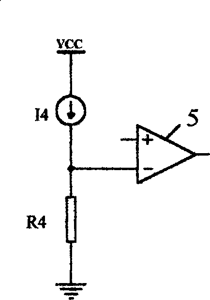 Resistance measuring circuit and detection, control and alarm apparatus comprising said circuit