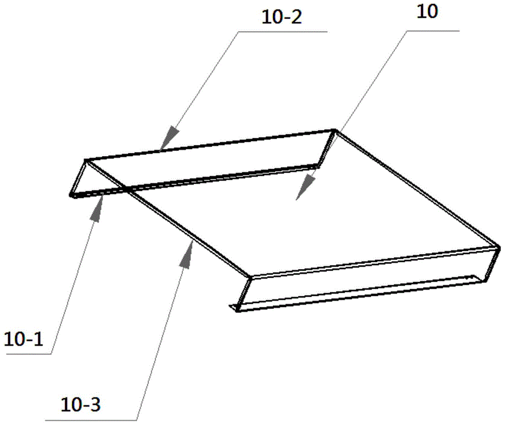 Refrigerator end folding door shell punch forming assembling die and production line with assembling die