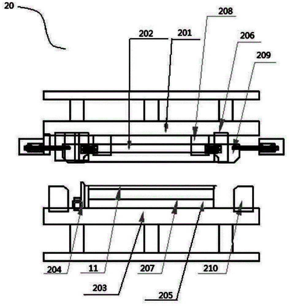 Refrigerator end folding door shell punch forming assembling die and production line with assembling die