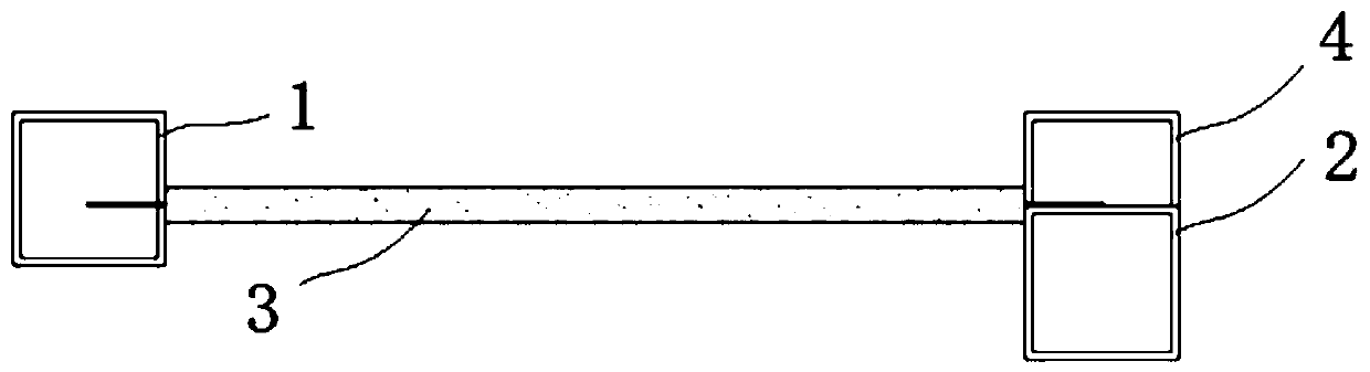 One-way laminated plate construction installation method