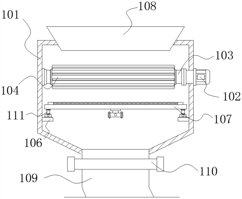 Raw material stirring device for alloy type 3D printer