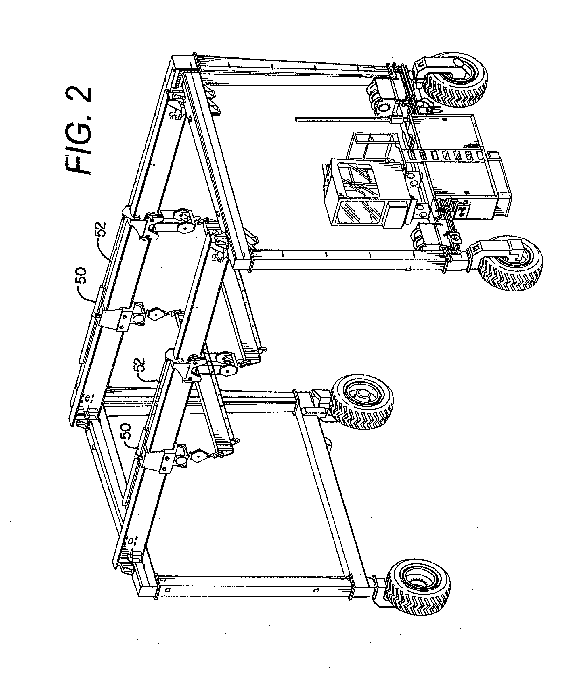 Panel turner for a gantry crane