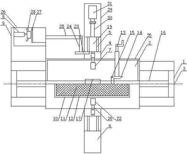 Automatic dust-collecting grinding tool for diesel engine