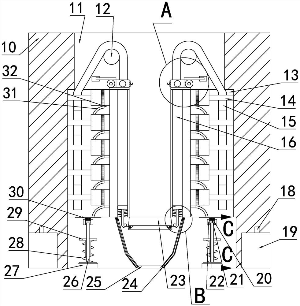 Cement bag damping cutting system