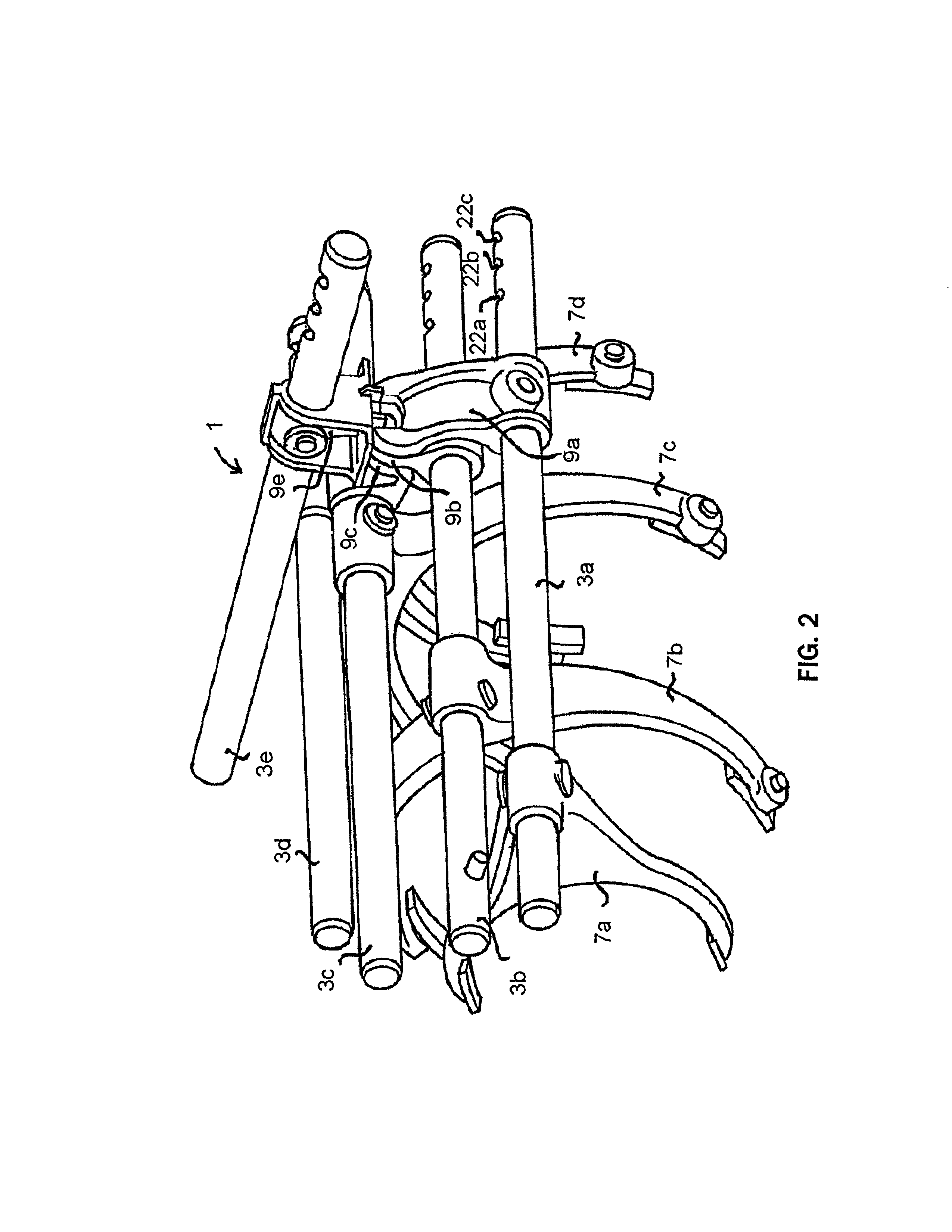 Gear change arrangement and a gearbox